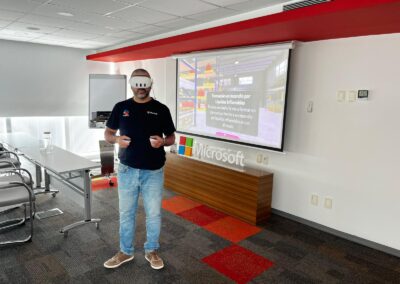 Capacitación con simuladores de realidad virtual. Extinción de incendios